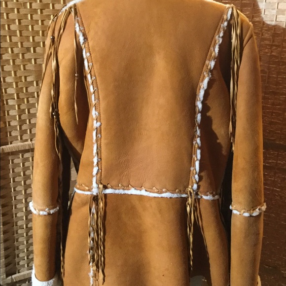 Shearling Lambskin Handmade Jacket - Picture 4 of 8